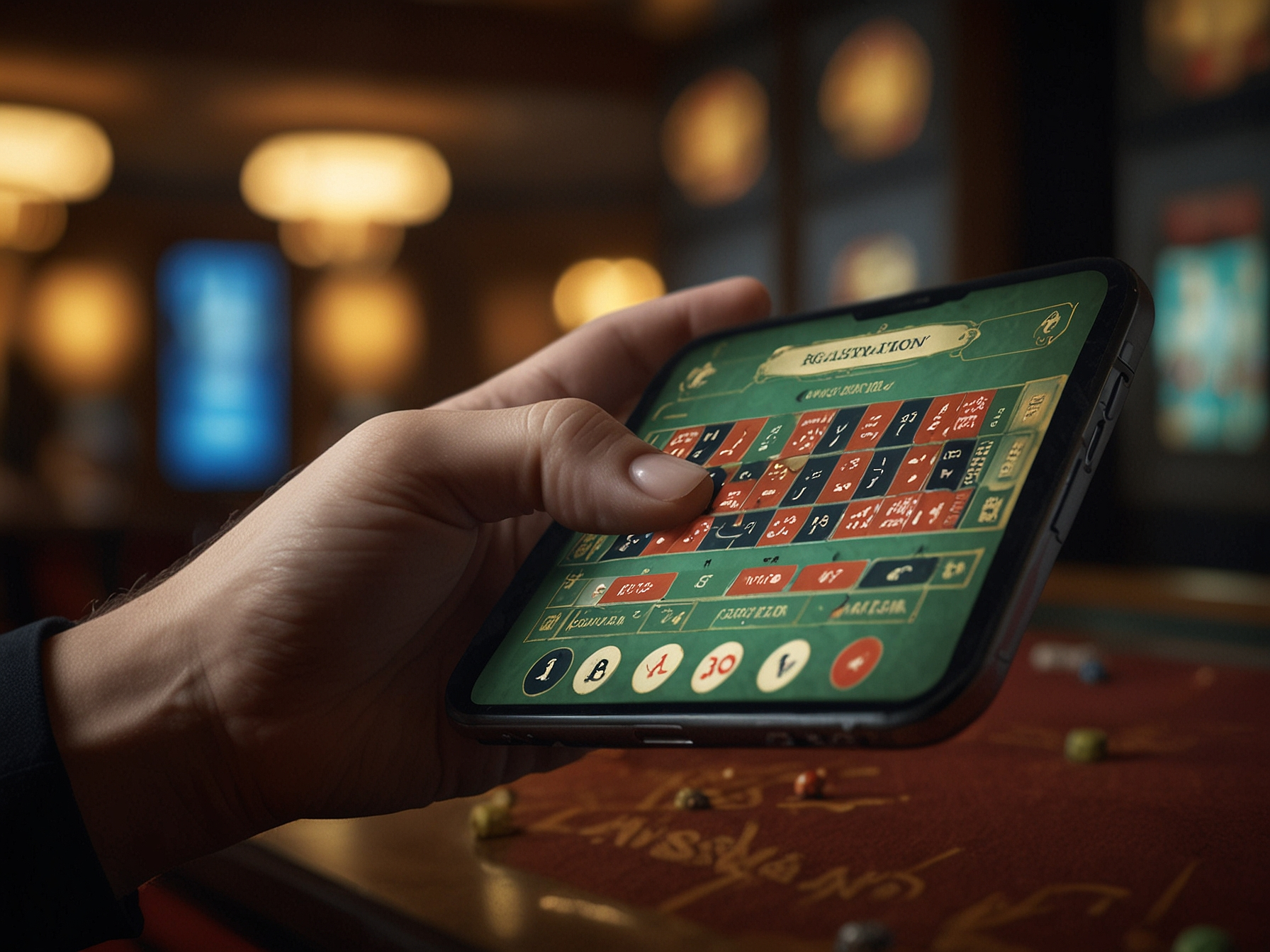 Usuario registrándose en Gana777 desde móvil