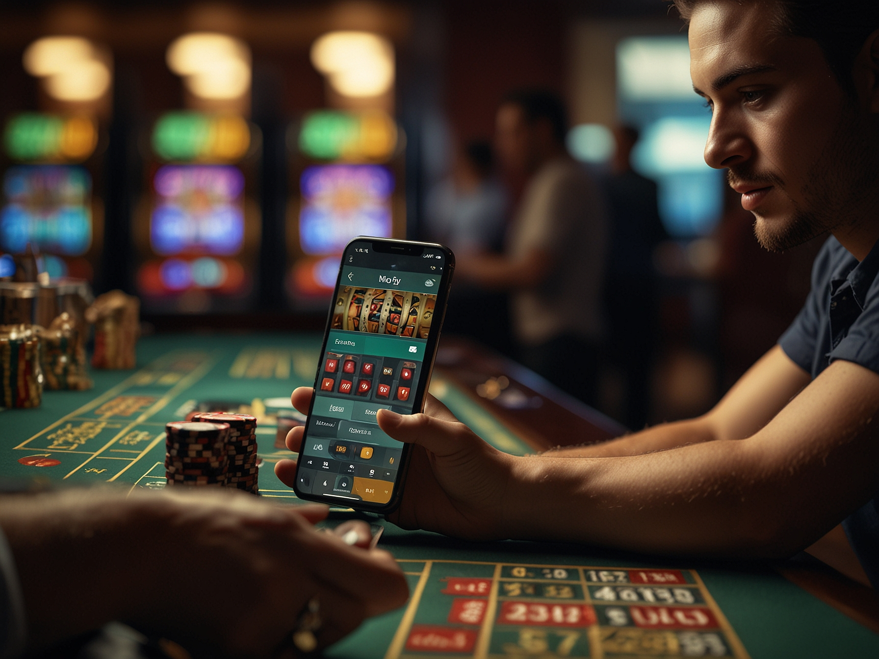 Formulario de registro en pantalla móvil